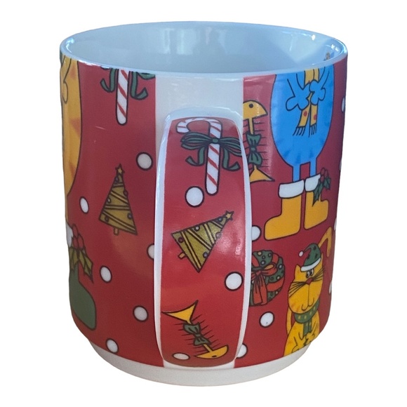 Maxwell Williams Christmas cat mug - Picture 3 of 9